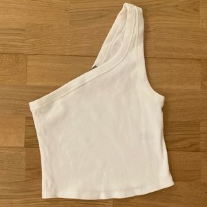 Everlane The Ribbed One-Shoulder Tank